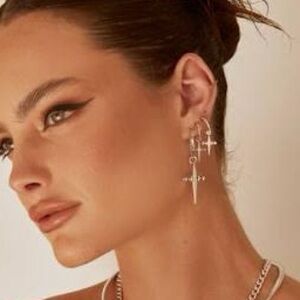 Luv Aj - Gold and diamond earrings